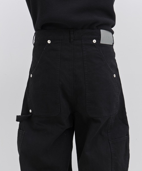 CONZ(コンズ)の「duck double knee curved leg pants(デニムパンツ・メンズ・グレー/カーキ/ブラック/ホワイト/ピンク/ライトブラウン・1/3/2)」の20枚目の写真