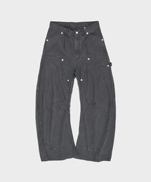 CONZ（コンズ）の「【人気アイテム】duck double knee curved leg pants/バレルレッグシルエット/バルーンシルエット/ダブルニー/ダックパンツ/NVRFRGT（デニムパンツ）」