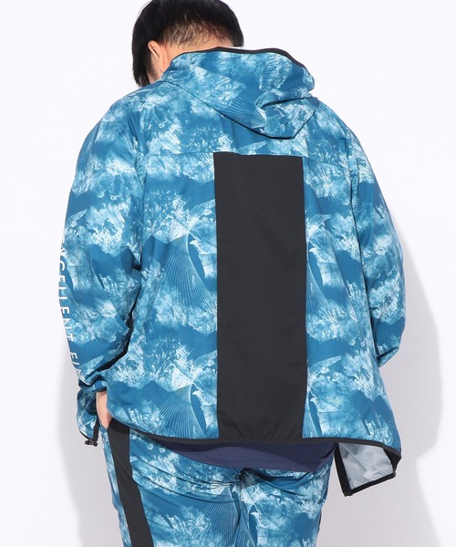 EXCELLENT FINE(エクセレント ファイン)の「パーカー 長袖 総柄 メンズ 大きいサイズ ドライ ストレッチ フルジップ パーカー EXCELLENT FINE (エクセレントファイン)(パーカー・メンズ・ライトグレー/ブルー/ブラック・X1(3L~4L)/X2(4L~5L)/X3(6L~7L))」の18枚目の写真