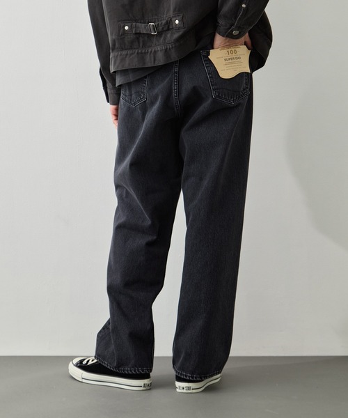 orSlow(オアスロウ)の「【orSlow/オアスロウ】100 SUPER DADS DENIM PANTS(デニムパンツ・メンズ・ブラック・S/M/L/XL)」の13枚目の写真