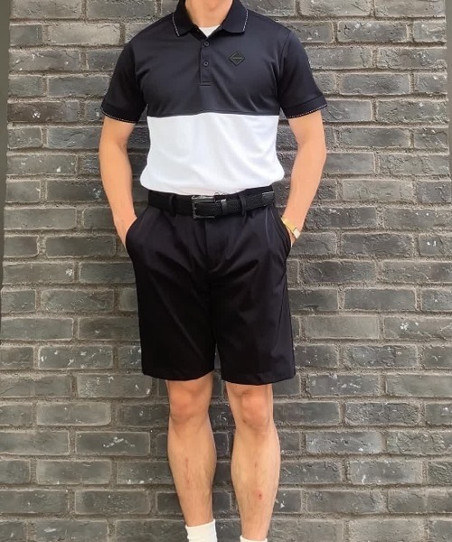 BRIEFING（ブリーフィング）の「【BRIEFING GOLF／ブリーフィングゴルフ】MEN’S WR NYLON 3D LOGO SHORT PANTS（その他パンツ・メンズ・ブラック/オリーブ/ネイビー/ベージュ・L/M/XL）」の2枚目の写真