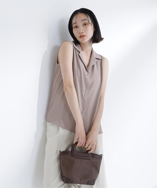 開襟とろみブラウス（シャツ/ブラウス）｜NATURAL BEAUTY BASIC