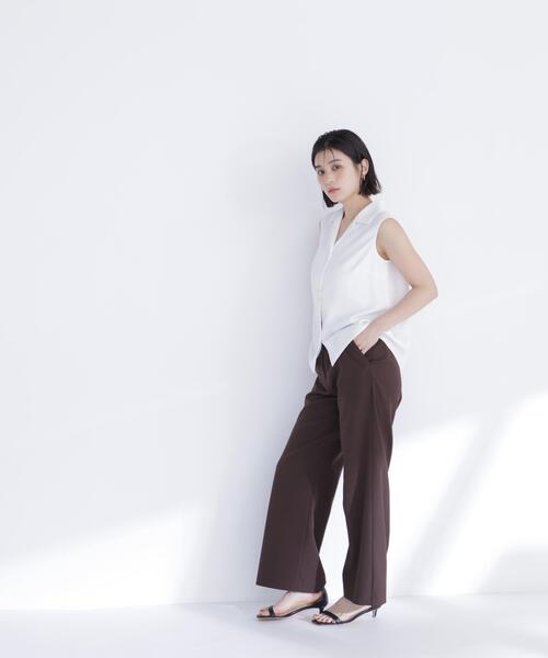 ナチュラルビューティーとろみブラウス 開襟とろみブラウス（シャツ/ブラウス）｜NATURAL BEAUTY BASIC