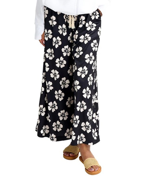 BILLABONG(ビラボン)の「BILLABONG/ビラボン フレア ロングパンツ UTILITY LONG EASY PANTS BG013871 UT(その他パンツ・レディース・ブラック×ホワイト/ライトブルー・M/L)」の2枚目の写真