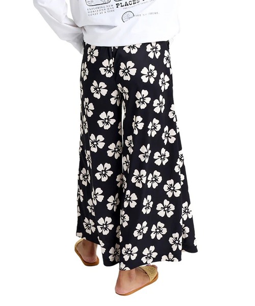 BILLABONG(ビラボン)の「BILLABONG/ビラボン フレア ロングパンツ UTILITY LONG EASY PANTS BG013871 UT(その他パンツ・レディース・ブラック×ホワイト/ライトブルー・M/L)」の4枚目の写真