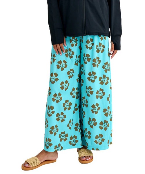 BILLABONG(ビラボン)の「BILLABONG/ビラボン フレア ロングパンツ UTILITY LONG EASY PANTS BG013871 UT(その他パンツ・レディース・ブラック×ホワイト/ライトブルー・M/L)」の11枚目の写真