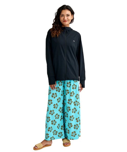 BILLABONG(ビラボン)の「BILLABONG/ビラボン フレア ロングパンツ UTILITY LONG EASY PANTS BG013871 UT(その他パンツ・レディース・ブラック×ホワイト/ライトブルー・M/L)」の14枚目の写真