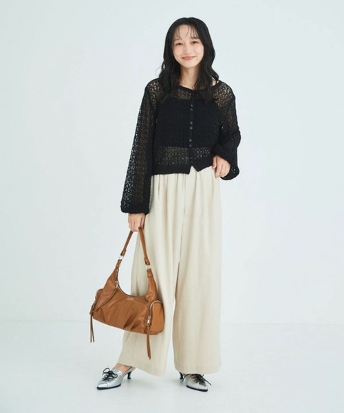 Liora by archives（リオラバイアルシーヴ）の「イージーパンツ（スラックス・レディース・モカ/アイボリー/ブラック・SMALL/MEDIUM/LARGE/PS(XS－S)）」の20枚目の写真