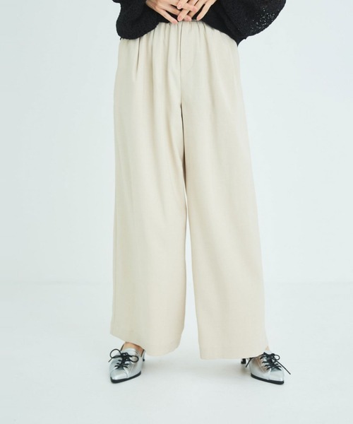 Liora by archives（リオラバイアルシーヴ）の「イージーパンツ（スラックス・レディース・モカ/アイボリー/ブラック・SMALL/MEDIUM/LARGE/PS(XS－S)）」の15枚目の写真