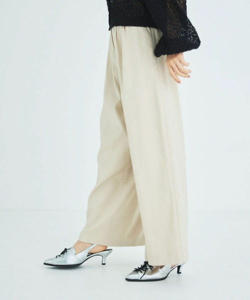 Liora by archives（リオラバイアルシーヴ）の「イージーパンツ（スラックス・レディース・モカ/アイボリー/ブラック・SMALL/MEDIUM/LARGE/PS(XS－S)）」の18枚目の写真