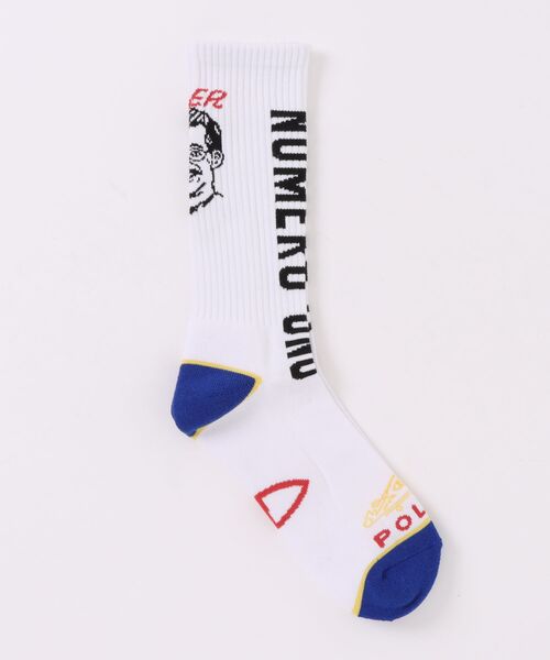 POLeR(ポーラー)の「POLeR/ポーラー SKATE SOCKS(ソックス/靴下・メンズ・ブルー/レッド・FREE)」の16枚目の写真