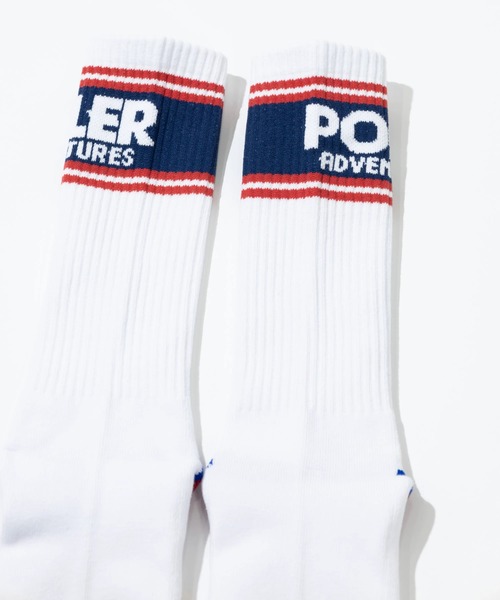 POLeR(ポーラー)の「POLeR/ポーラー SKATE SOCKS(ソックス/靴下・メンズ・ブルー/レッド・FREE)」の3枚目の写真
