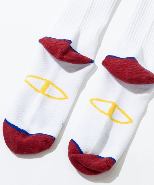 POLeR(ポーラー)の「POLeR/ポーラー SKATE SOCKS(ソックス/靴下・メンズ・ブルー/レッド・FREE)」の5枚目の写真