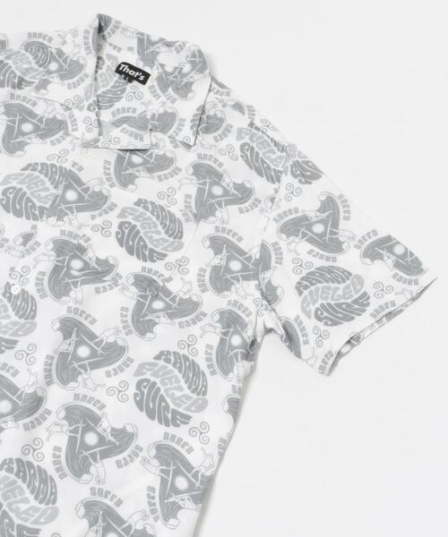 THE GOODLAND MARKET(ザグッドランドマーケット)の「That’s THE ALOHA KARMA(シャツ/ブラウス・メンズ・ホワイト/ダークグレー・MEDIUM/LARGE/X-LARGE)」の5枚目の写真