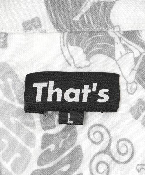 THE GOODLAND MARKET(ザグッドランドマーケット)の「That’s THE ALOHA KARMA(シャツ/ブラウス・メンズ・ホワイト/ダークグレー・MEDIUM/LARGE/X-LARGE)」の9枚目の写真