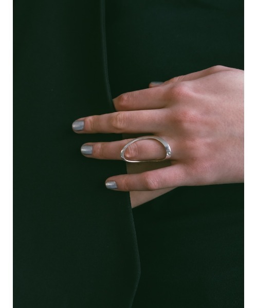SYKIA(シキア)の「Ooparts Ring Brass(リング・レディース・シルバー・FREE)」の7枚目の写真