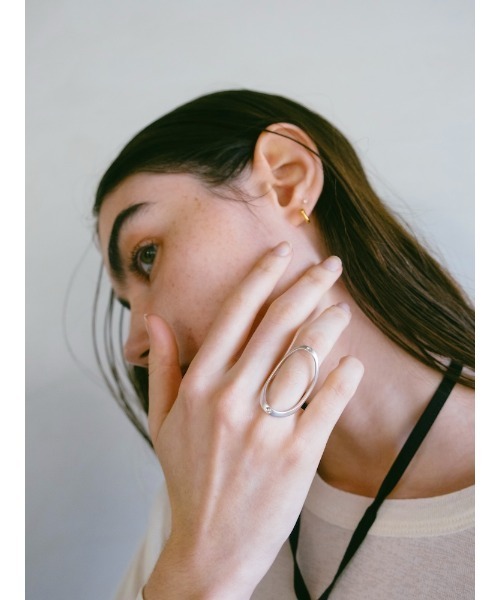 SYKIA(シキア)の「Ooparts Ring Brass(リング・レディース・シルバー・FREE)」の14枚目の写真