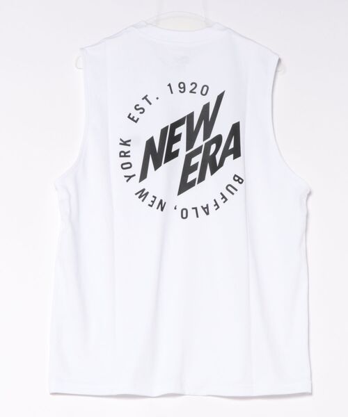 NEW ERA(ニューエラ)の「【NEW ERA】スリーブレス テック Tシャツ Tee Circle BNYNE / 2カラー(Tシャツ/カットソー・メンズ・ホワイト/ブラック・L/M)」の3枚目の写真