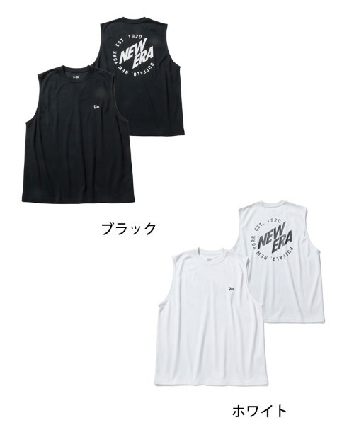 NEW ERA(ニューエラ)の「【NEW ERA】スリーブレス テック Tシャツ Tee Circle BNYNE / 2カラー(Tシャツ/カットソー・メンズ・ホワイト/ブラック・L/M)」の5枚目の写真