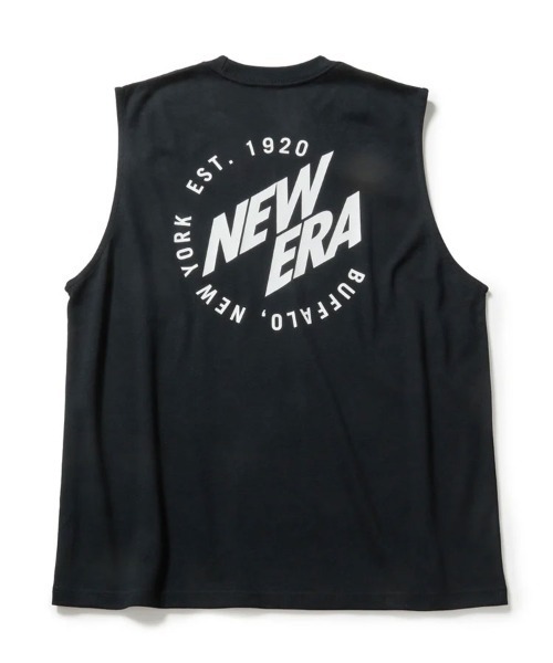 NEW ERA(ニューエラ)の「【NEW ERA】スリーブレス テック Tシャツ Tee Circle BNYNE / 2カラー(Tシャツ/カットソー・メンズ・ホワイト/ブラック・L/M)」の6枚目の写真