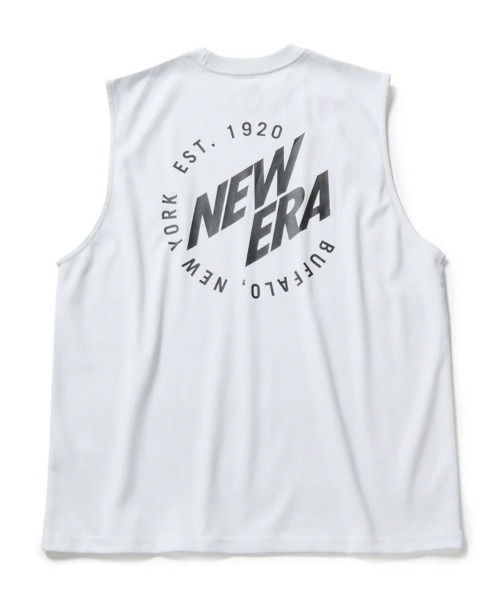 NEW ERA(ニューエラ)の「【NEW ERA】スリーブレス テック Tシャツ Tee Circle BNYNE / 2カラー(Tシャツ/カットソー・メンズ・ホワイト/ブラック・L/M)」の12枚目の写真