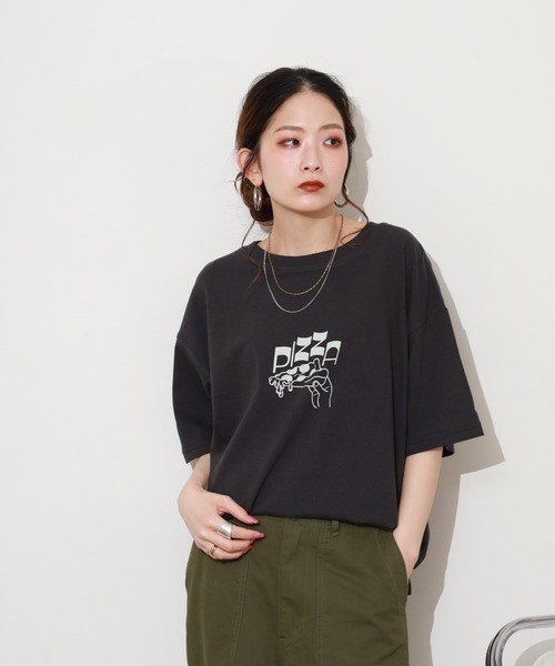 SO(エスオー)の「カットソー 半袖(Tシャツ/カットソー・レディース・オフホワイト/イエロー/スミクロ・FREE)」の19枚目の写真