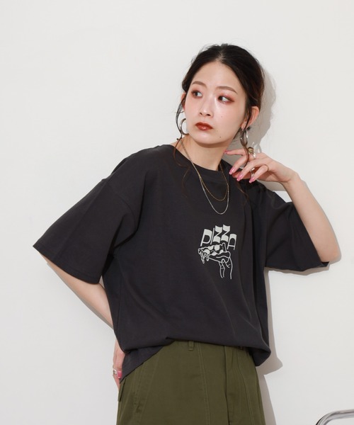 SO(エスオー)の「カットソー 半袖(Tシャツ/カットソー・レディース・オフホワイト/イエロー/スミクロ・FREE)」の18枚目の写真