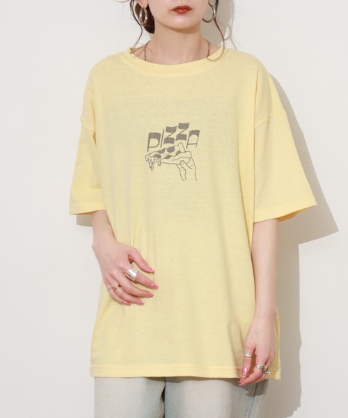 SO(エスオー)の「カットソー 半袖(Tシャツ/カットソー・レディース・オフホワイト/イエロー/スミクロ・FREE)」の9枚目の写真