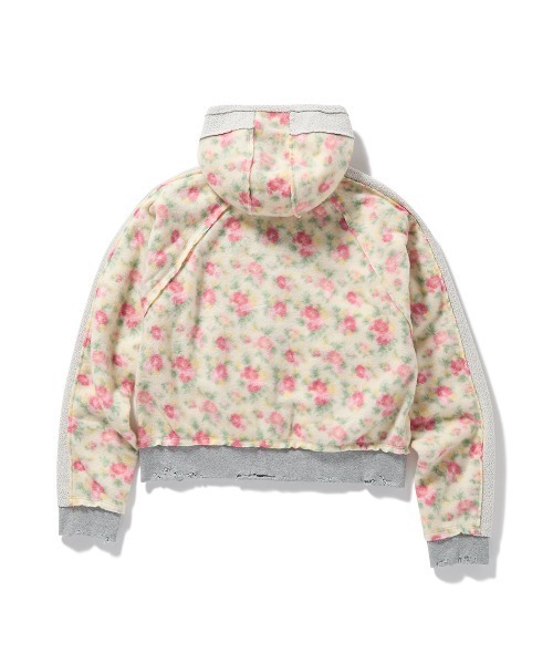 PERVERZE(パーバーズ)の「Floral Hoodie(パーカー・レディース・ホワイト/ブラック・FREE)」の3枚目の写真