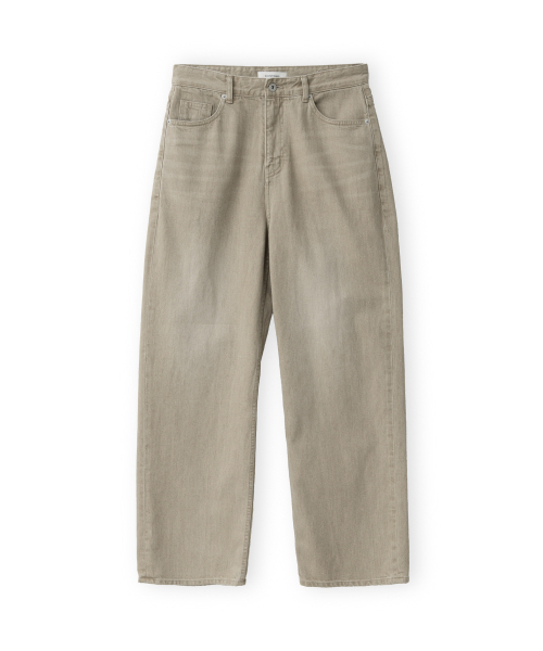 BROWNYARD(ブラウンヤード)の「5Pストレートデニム、ベージュ(デニムパンツ・メンズ・その他・3/4/5/6)」の1枚目の写真