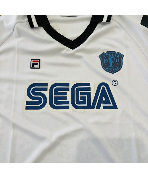 FILA(フィラ)の「S/S TEE / SEGA×FILAコラボゲームシャツ / サッカー(Tシャツ/カットソー・メンズ・ホワイト/ブルー・XL/L/M/S)」の5枚目の写真