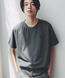 U.S. POLO ASSN.（ユーエスポロアッスン）の「U.S. POLO ASSN. 別注 ワンポイント刺繍 コンパクト半袖ベーシックTシャツ（Tシャツ/カットソー）」