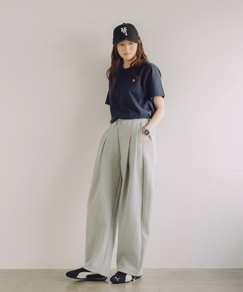 U.S. POLO ASSN.（ユーエスポロアッスン）の「U.S. POLO ASSN. 別注 ワンポイント刺繍 コンパクト半袖ベーシックTシャツ（Tシャツ/カットソー・メンズ・サックスブルー/ピンク/ブラック/ホワイト/ベージュ/ネイビー/チャコール・S/XL/L/M）」の8枚目の写真