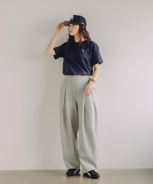 U.S. POLO ASSN.（ユーエスポロアッスン）の「U.S. POLO ASSN. 別注 ワンポイント刺繍 コンパクト半袖ベーシックTシャツ（Tシャツ/カットソー・メンズ・サックスブルー/ピンク/ブラック/ホワイト/ベージュ/ネイビー/チャコール・S/XL/L/M）」の10枚目の写真