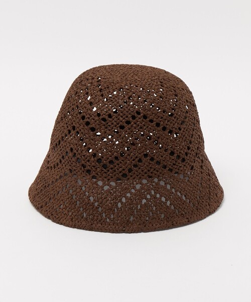 BEAUTY&YOUTH UNITED ARROWS(ビューティーアンドユースユナイテッドアローズ)の「<La maison de Lyllis>ANGLE バケットハット/ブラウン(ハット・レディース・ダークブラウン・FREE)」の2枚目の写真