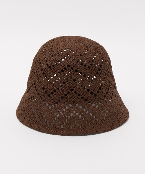 BEAUTY&YOUTH UNITED ARROWS(ビューティーアンドユースユナイテッドアローズ)の「<La maison de Lyllis>ANGLE バケットハット/ブラウン(ハット・レディース・ダークブラウン・FREE)」の3枚目の写真