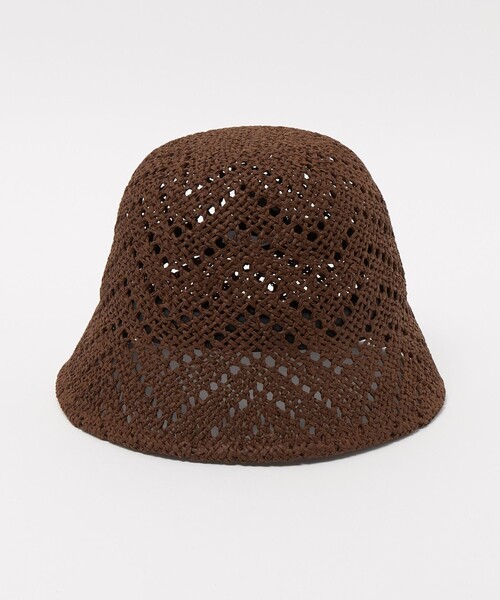 BEAUTY&YOUTH UNITED ARROWS(ビューティーアンドユースユナイテッドアローズ)の「<La maison de Lyllis>ANGLE バケットハット/ブラウン(ハット・レディース・ダークブラウン・FREE)」の4枚目の写真