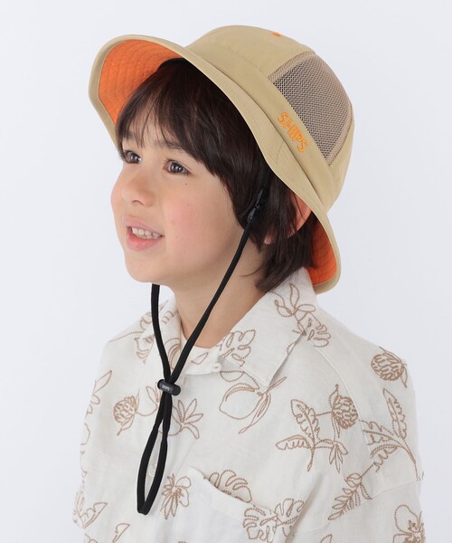 SHIPS（シップス）の「SHIPS KIDS: メッシュ メトロ ハット（ハット・キッズ・ベージュ/ネイビー・MEDIUM/LARGE）」の3枚目の写真