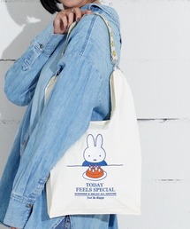 "11"≪Dick Bruna≫miffy 1ポケット ストラップ付き ショッパー/エコバッグ