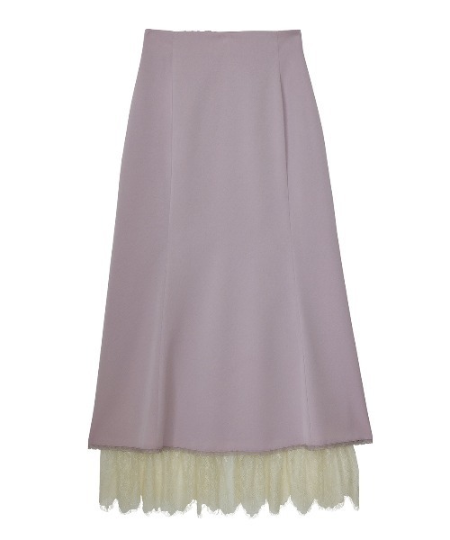 Ameri（アメリ）の「＜ ZOZOTOWN限定 ＞ LACE LAYERED NARROW SKIRT（スカート・レディース・ピンク/チャコールグレー/カーキ・SMALL/MEDIUM）」の13枚目の写真