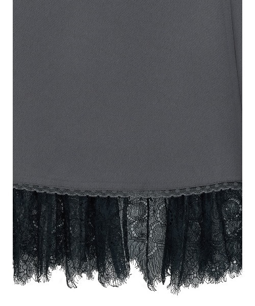 Ameri（アメリ）の「＜ ZOZOTOWN限定 ＞ LACE LAYERED NARROW SKIRT（スカート・レディース・ピンク/チャコールグレー/カーキ・SMALL/MEDIUM）」の16枚目の写真