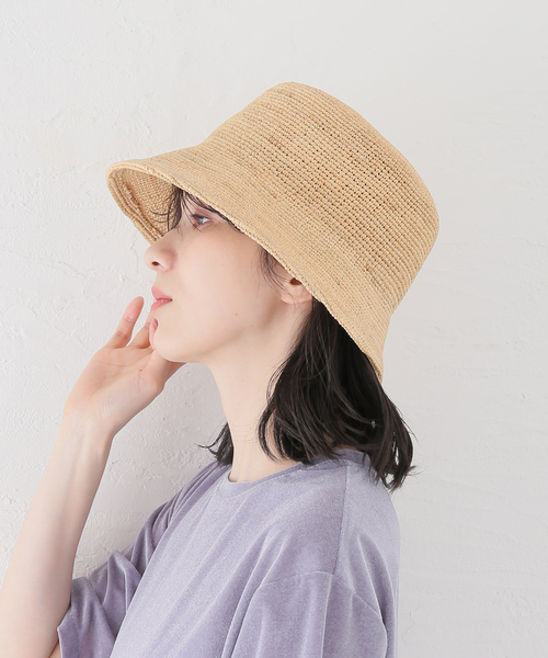 Spick & Span(スピックアンドスパン)の「LACK OF COLOR / ラックオブカラー Inca bucket hat(ハット・レディース・ベージュ・FREE)」の16枚目の写真