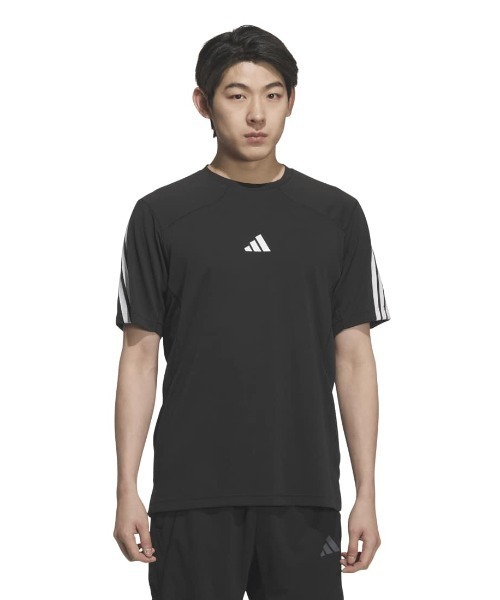 adidas(アディダス)の「【別注】adidas アディダス テック エッセンシャルズ クールセンサー スリーストライプス グラフィック 半袖Tシャツ 限定コラボ(Tシャツ/カットソー・メンズ・ホワイト/ブルー/ブラック・S/M/L/LL/3L)」の2枚目の写真