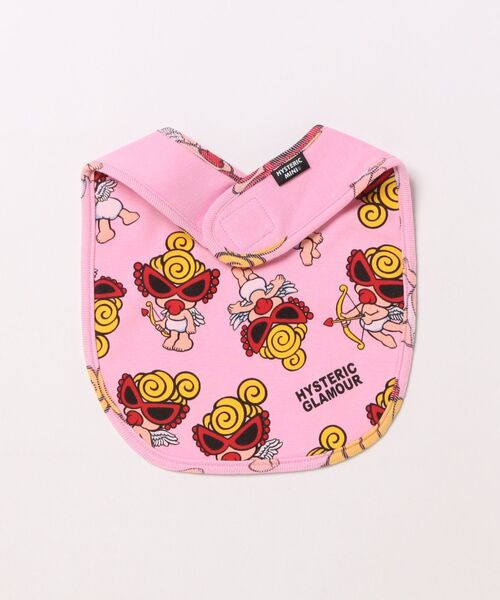 HYSTERIC MINI(ヒステリックミニ)の「ANGEL MINI CUPID RVスタイ(ワンピース・キッズ・ブラック/ピンク/ホワイト・FREE)」の4枚目の写真