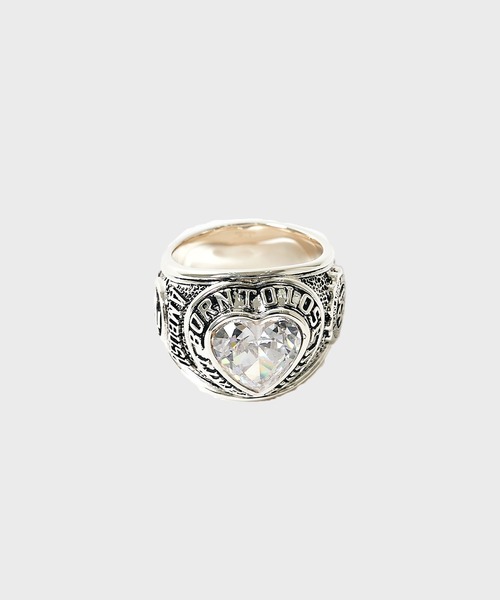 AMBUSH(アンブッシュ)の「【AMBUSH/アンブッシュ】HEART CLASS RING(リング・メンズ・シルバー・XL)」の1枚目の写真