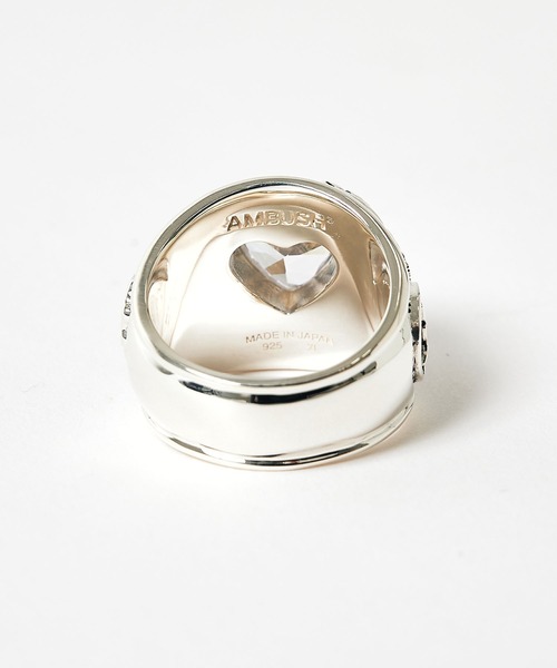 AMBUSH(アンブッシュ)の「【AMBUSH/アンブッシュ】HEART CLASS RING(リング・メンズ・シルバー・XL)」の9枚目の写真
