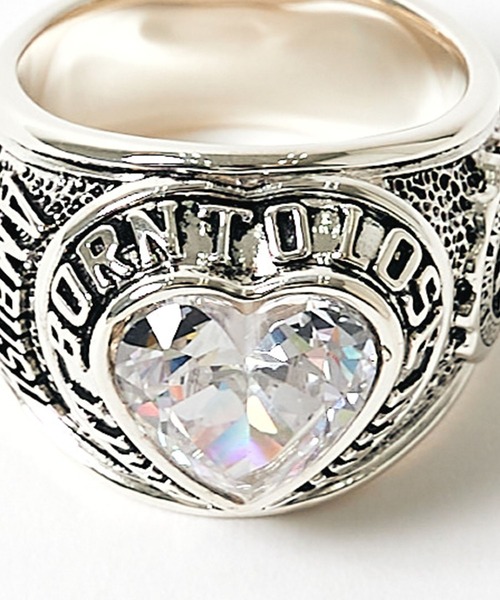 AMBUSH(アンブッシュ)の「【AMBUSH/アンブッシュ】HEART CLASS RING(リング・メンズ・シルバー・XL)」の4枚目の写真