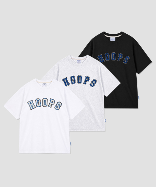 ALL DAY HOOPS(オールデイフープス)の「フープスバスティロゴオーバーサイズ半袖Tシャツメランジホワイト(Tシャツ/カットソー・メンズ・その他・1/2/3/WOMENS)」の3枚目の写真