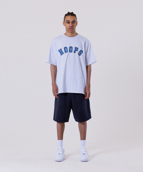 ALL DAY HOOPS(オールデイフープス)の「フープスバスティロゴオーバーサイズ半袖Tシャツメランジホワイト(Tシャツ/カットソー・メンズ・その他・1/2/3/WOMENS)」の4枚目の写真