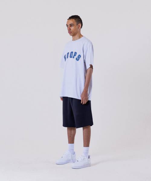 ALL DAY HOOPS(オールデイフープス)の「フープスバスティロゴオーバーサイズ半袖Tシャツメランジホワイト(Tシャツ/カットソー・メンズ・その他・1/2/3/WOMENS)」の5枚目の写真